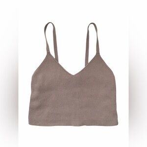 Forever 21 ribbed knit cropped bralette top in size small